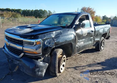 2018 Chevrolet Silverado 1500 Wt из США, поврежденный, VIN 1GCNKNEH5JZ294665